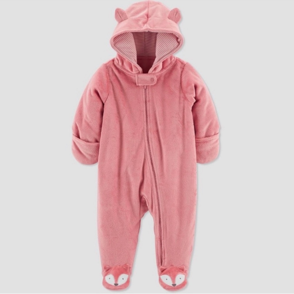 Carter’s Cozy Pink Fox Suit